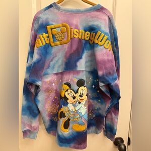 Walt Disney World 50th Anniversary Grand Finale Tie Dye Spirit Jersey M Medium